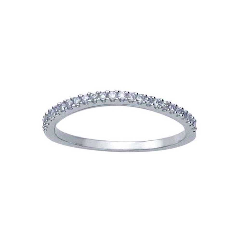 14K WG Diamond-Set Wedding Band Limited Qty